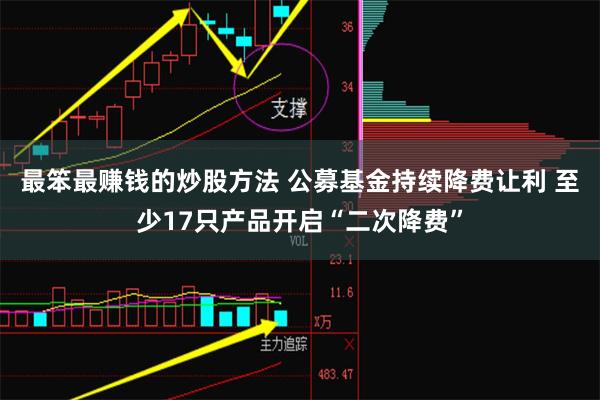 最笨最赚钱的炒股方法 公募基金持续降费让利 至少17只产品开启“二次降费”