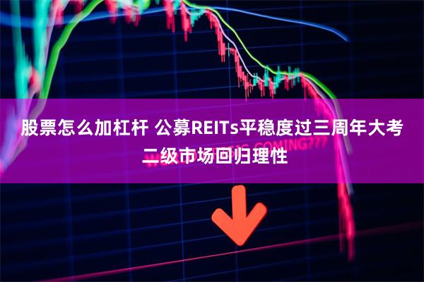 股票怎么加杠杆 公募REITs平稳度过三周年大考 二级市场回归理性