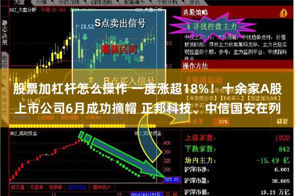 股票加杠杆怎么操作 一度涨超18%！十余家A股上市公司6月成功摘帽 正邦科技、中信国安在列