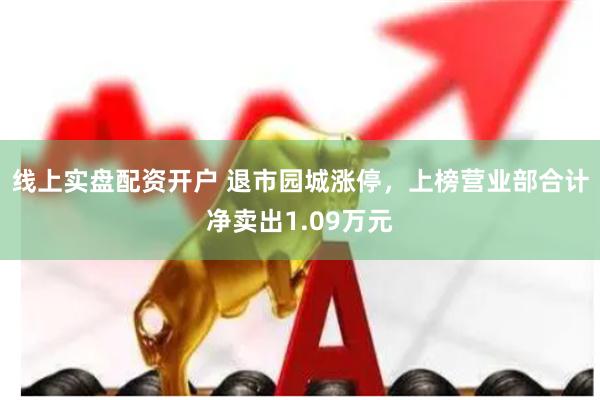 线上实盘配资开户 退市园城涨停，上榜营业部合计净卖出1.09万元
