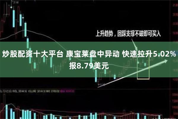 炒股配资十大平台 康宝莱盘中异动 快速拉升5.02%报8.79美元