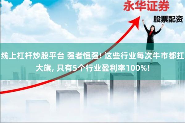 线上杠杆炒股平台 强者恒强! 这些行业每次牛市都扛大旗, 只有5个行业盈利率100%!